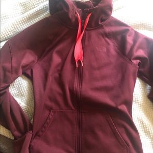 North face full zip hoodie size M